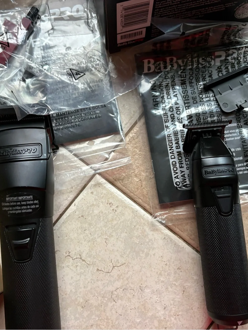 BaByliss PRO FXONE Cordless Clipper/trimmer Matte Black Battery Powered Dual